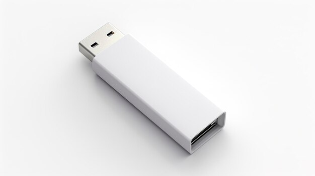 Minimalist USB Flash Drive Mockup