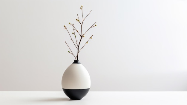 Minimalist Vase With Branches A Modern Indoor Decor