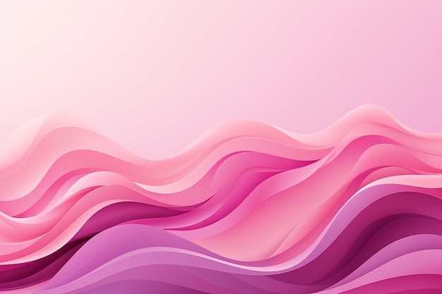 Photo minimalist wavy lavender and pink abstract wallpaper