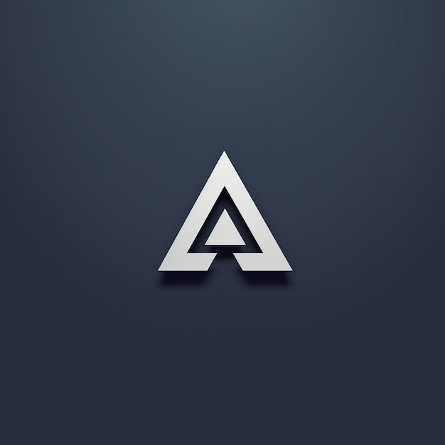 Photo minimalistic aa logo design for marketing agency