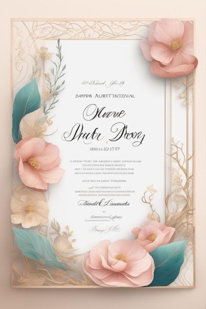 minimalistic creative professional wedding invitation cards design