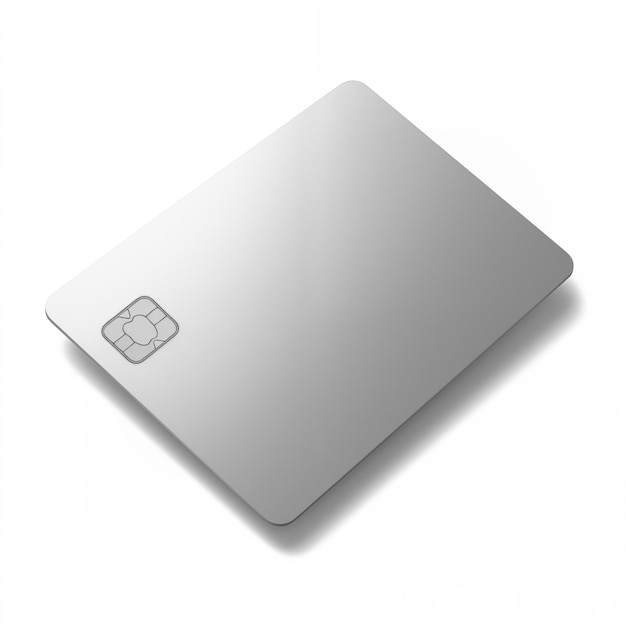 Photo minimalistic credit card