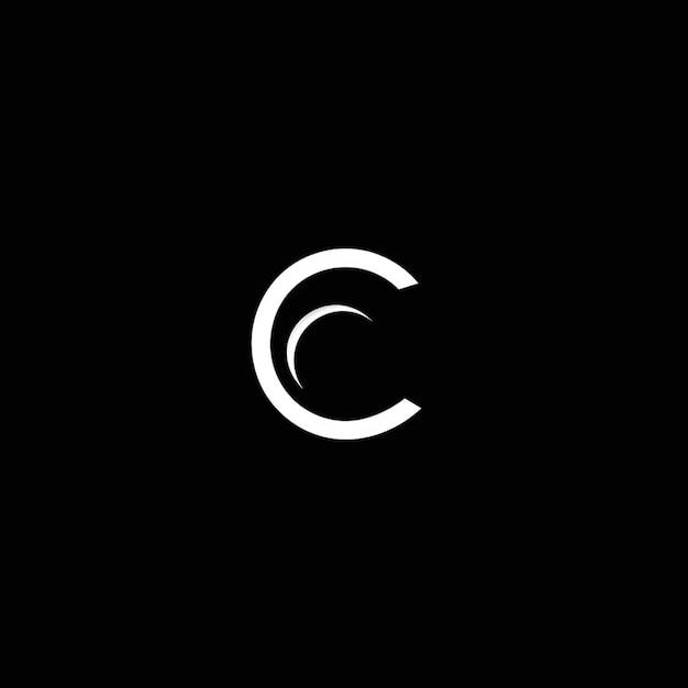 미니멀리즘적인 글자 C 로고 브랜드