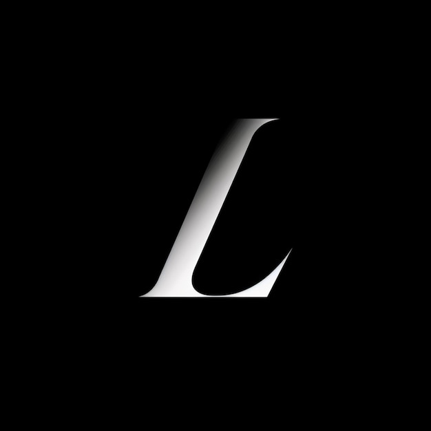 ミニマリストのL文字のロゴブランド