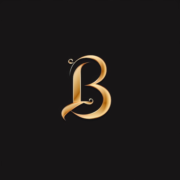 B Blendを使用したマーケティングエージェンシーのミニマリストロゴデザイン
