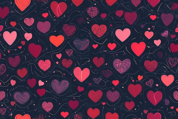 minimalistic valentines day background Neural network generated image Not based on any actual scene or pattern