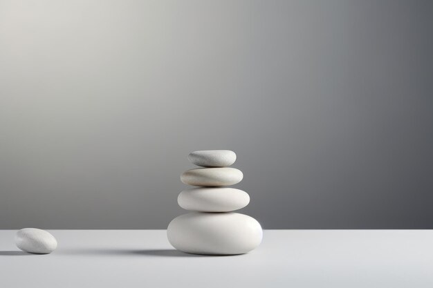 Minimalistic White Stone Platform Podium the Perfect Display for Product Presentation