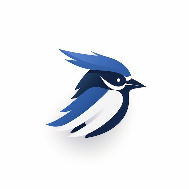 Minimalistisch Blue Jay Logo Design voor Sportteam Branding