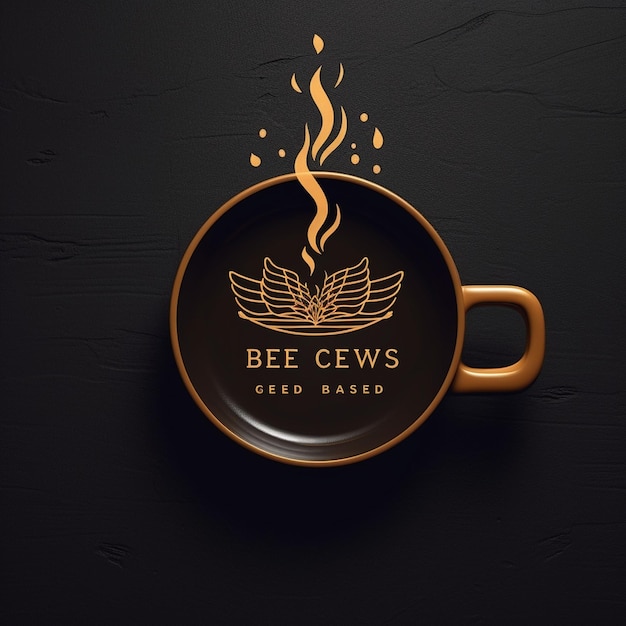 Minimalistisch en suggestief logo voor het koffiemerk