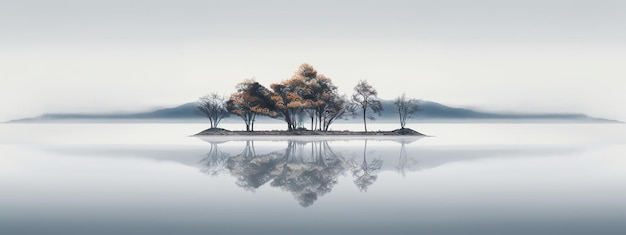 minimalistisch landschap in Nieuw-Zeeland