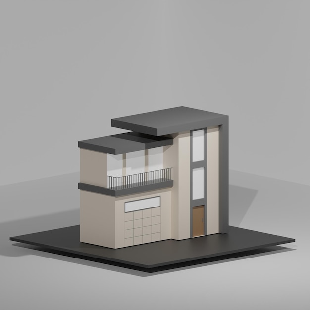 minimalistisch poly huis icoon