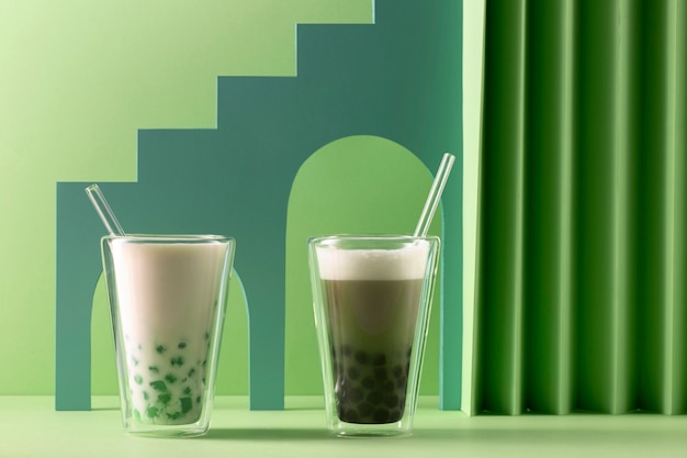 Foto minimalistisch stilleven van aziatische thee
