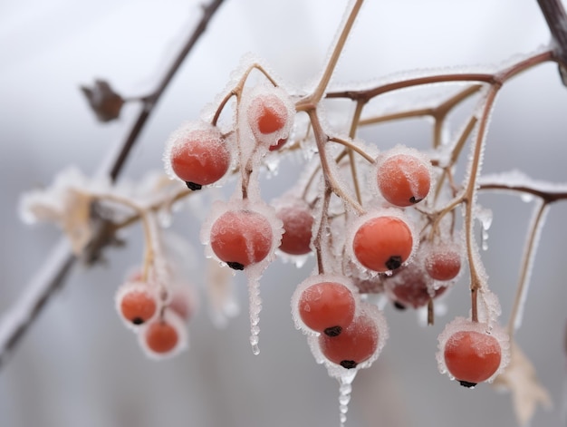 Minimalistische compositie van het winterlandschap