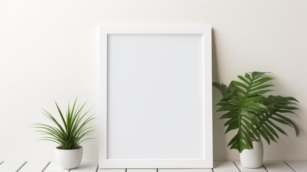 Minimalistische gemoedstoestand mockup met fotorealistische uitstraling