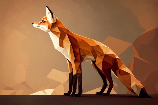 Minimalistische illustraties van dieren in het wild Elegante en eenvoudige dierenportrettenxA