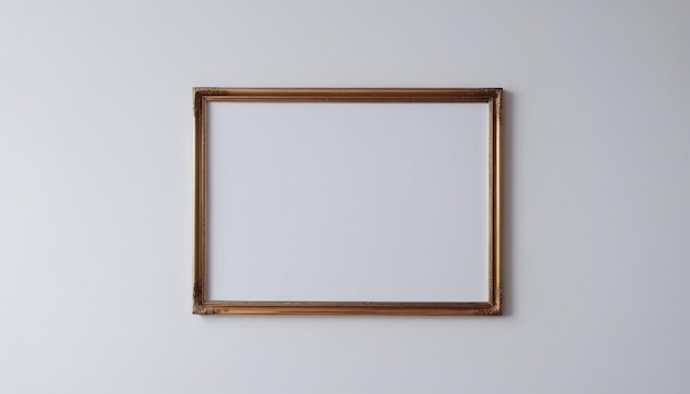 Minimalistische muurframe mockup sjabloon