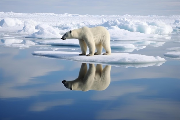 Minimalistische natuurlandschappen met milieuboodschappenxA