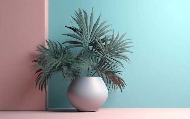 Minimalistische plant Simplistische generatieve AI