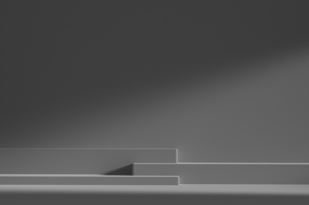 Minimalistische productachtergrond op 3D-rendering