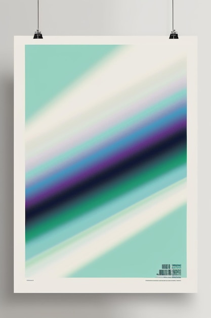 Foto minimalistische stijl moderne kunst creatie kleurovergang kleur behang achtergrond illustratie ontwerp