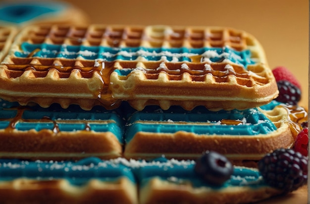 Foto minimalistische wafel elegantie