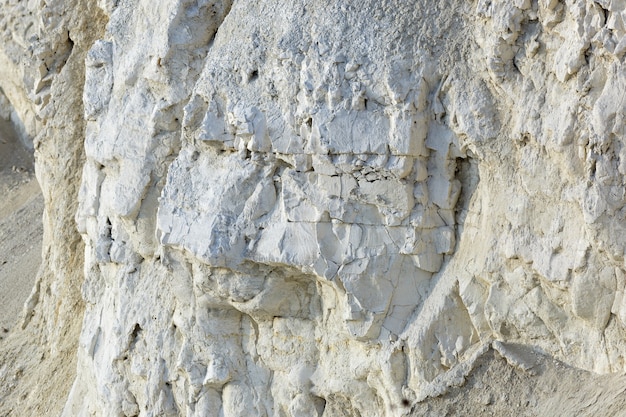 Mining and quarrying. Chalky mountains.