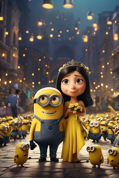 Photo minion cute couple