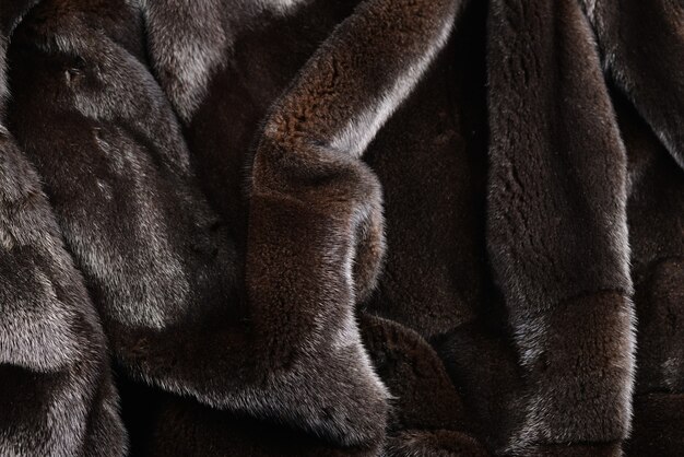 Mink brown fur texture.