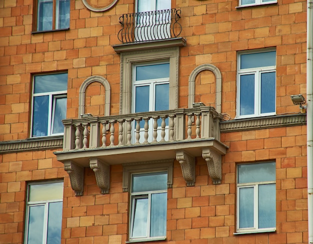 Minsk, Belarus.  Independence Avenue, Stalinist Empire style.