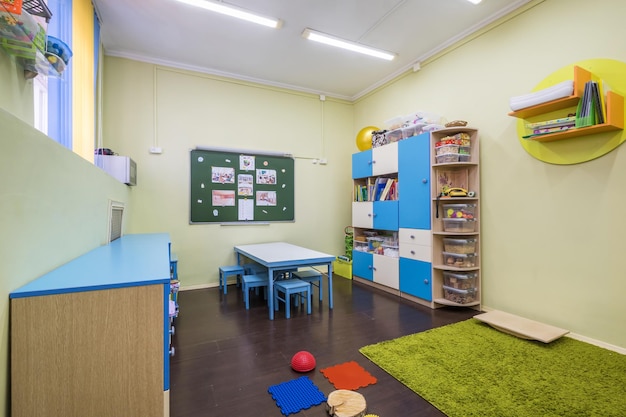 MINSK BELARUS JANUARY 2020 interior of class of children's development