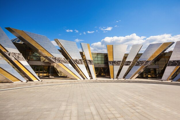 Minsk, belarus - may 06, 2016: the belarusian great patriotic\
war museum is a museum in the minsk, belarus. the conception of a\
museum commemorating the german soviet war.