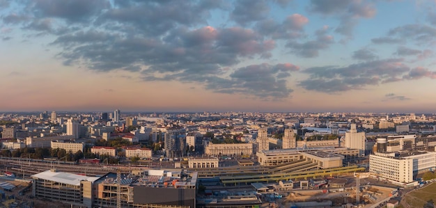 Minsk train station City center