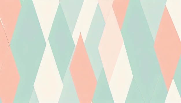 Mint Cream Elegance Serene diffusion of platinum and salmon pink hues in an abstract backdrop