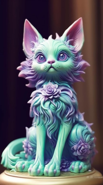 Mint Green and Lilac Style The Most Beautiful Cat