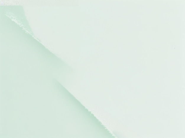 Mint green paint texture on white canvas minimalist art