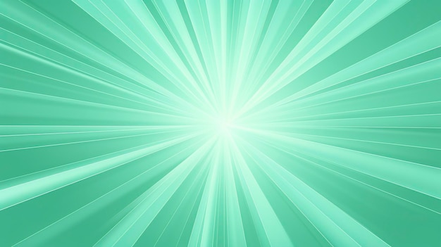 Photo mint green sunburst background