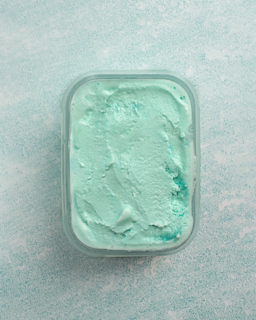 Photo mint ice cream texture