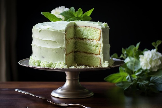 Photo mint julep cake