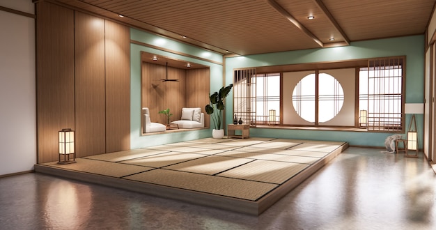 Mint Minimal room japanese style design