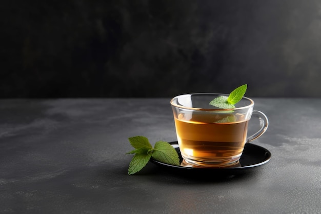 Mint tea cup kruid Genereer Ai