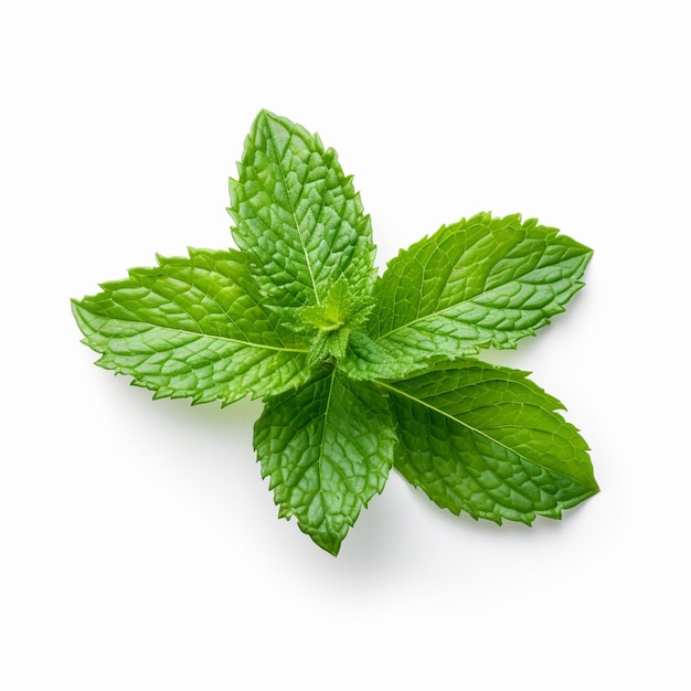 mint on white background