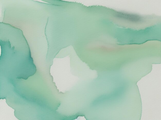 Minty oasis abstract watercolor background