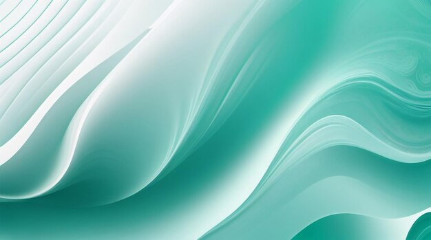 Minty tranquility serenity dynamic sheets with refreshing color waves