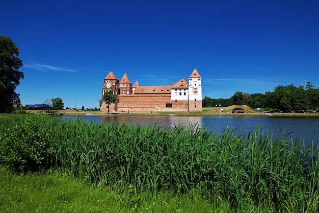 Mir Castle in Belarus country