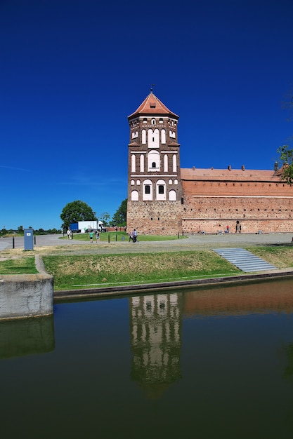 Photo mir castle in belarus country