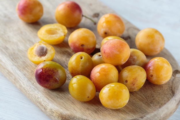 Mirabelle plums