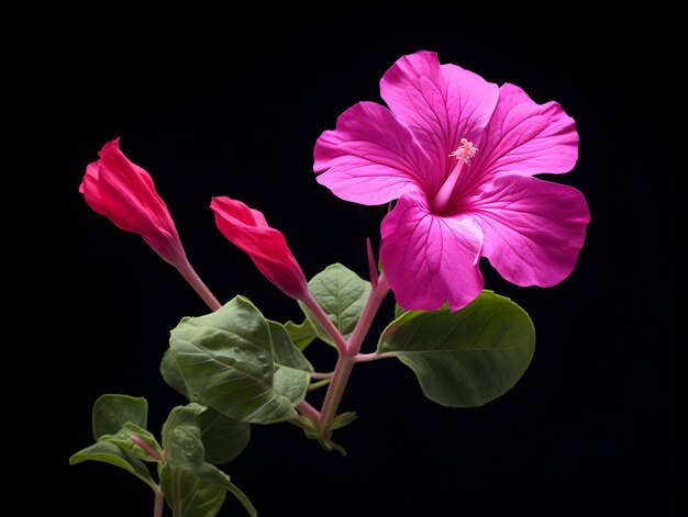 Цветок Мирабилис Джалапа в фоновом студийном сингле Мирабиллис Джалапа Цветок Красивый цветочный образ