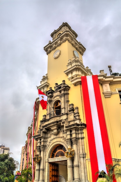 Miraflores city hall in lima peru