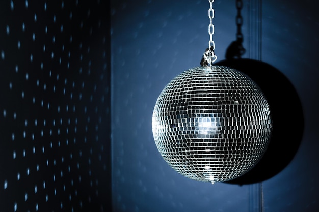 A Mirror disco ball