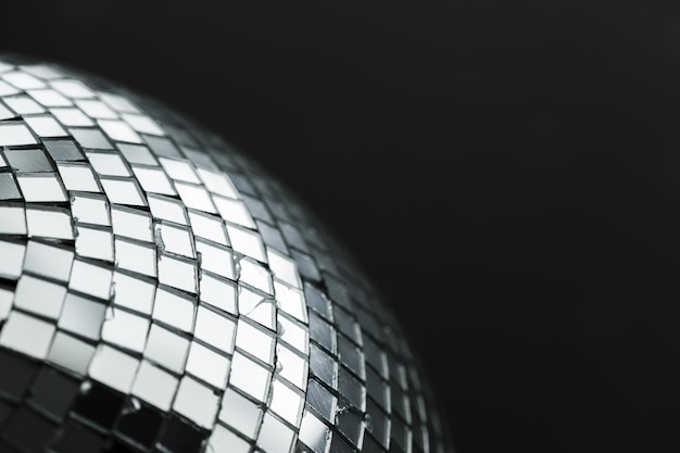 A Mirror disco ball